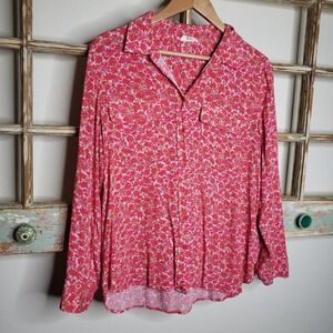 Floral Pink Blouse